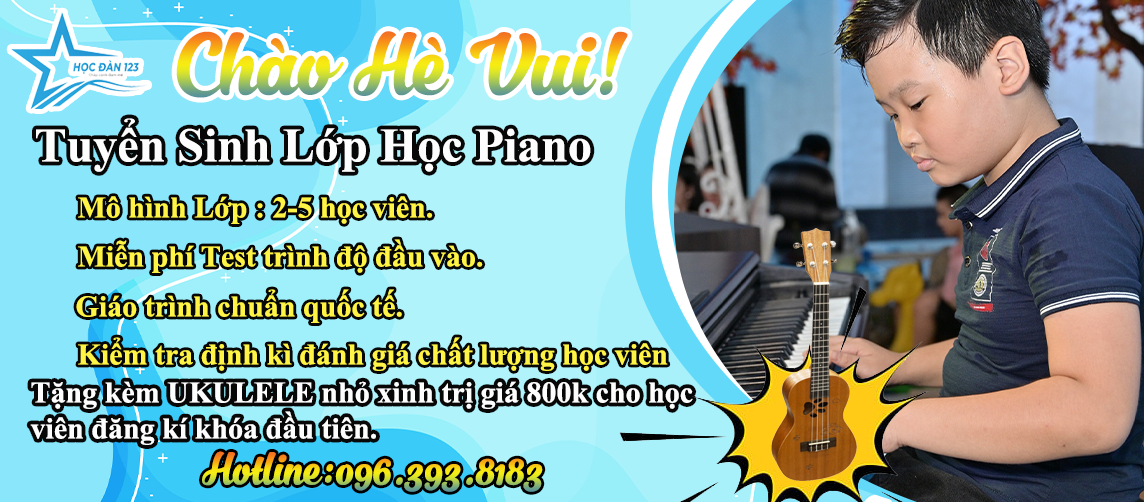 Tuyển Sinh Các Lớp Học Piano Mọi Cấp Độ